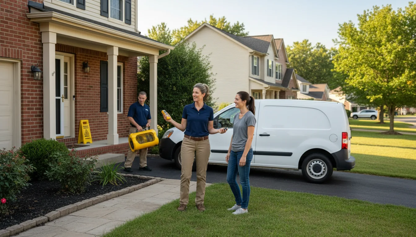 Residential water damage restoration in Ash Fork, AZ